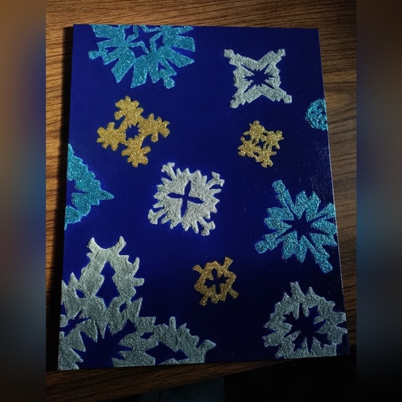 ❄️NEW Colorful Glitter Snowflake Art - Picture 4 of 16